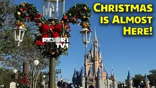 🔴Live: Christmas is Almost Here - Disney&rsquo;s Magic Kingdom Decorations - Walt Disney World Live Stream