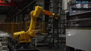 Flexible Robot Bending Line integrated into Big Store