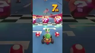 DK Spaceport Shortcut 🌴😎🌴 #mariokartworld #mkw #mariokart #shorts #short #nintendo #gaming