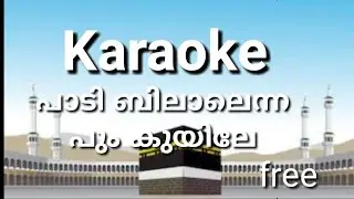 PAADIBILALENNA PUOMKUYILE KARAOKE WITH LYRICS MALAYALAM, karaoke malayalam