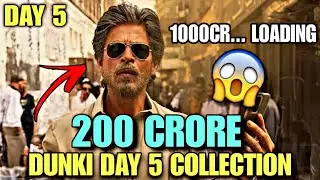 DUNKI DAY 5 COLLECTION 🔥 | SHAHRUK KHAN