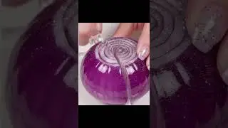 Crisp Onion Cutting ASMR 🧅#ASMR#Onion#VeggieASMR#Relaxing#OddlySatisfying#SatisfyingSounds#FoodASMR