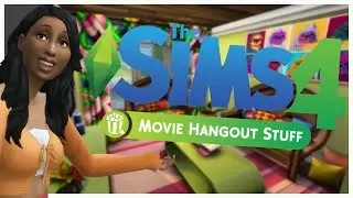 building a home using ONLY the Movie Hangout Stuff Pack