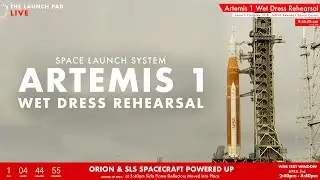 REPLAY! Artemis 1 Wet Dress Rehearsal!