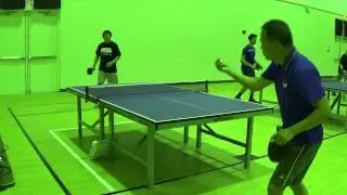 EASY-P long pips testing. Chopping