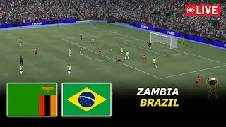 🔴Zambia vs Brazil | FIFA U-17 World Cup 2025 | eFootball PES 21 Simulation