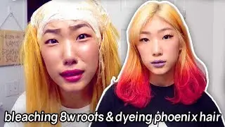 Last time I'm bleaching my roots for a long time (byebye bleach 😢)