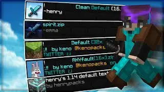 5 ЛУЧШИХ наборов текстур для редактирования по умолчанию в Minecraft PVP (Bedwars/Skywars + 1.8.9)