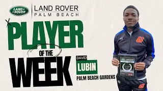 Land Rover Palm Beach Player of the Week - David Lubin