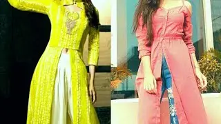 Latest Front slit kurti designs 2020 #kurtidesigns2020 #trends2020