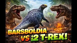 BARSBOLDIA VS T-REX EN RIPARIA : EN PATH OF TITAN | Survivor Intense Gameplay