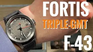 Fortis Flieger F-43 Triple GMT Titan Orange | Review | F4260003 | Olfert&Co