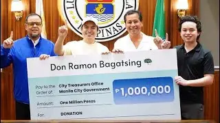 Don Ramon Donate 1 Million Sa City Of Maynila🥰 YORME ISKO LANG SAKALAM ISKO MAKE MANILA GREAT AGAIN
