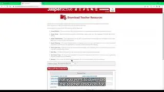 Downloading Teacher Resources
