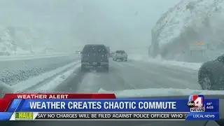 'Never expected it': Snowstorm in Parley's Canyon takes drivers by surprise
