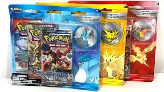 Pokemon TCG | Articuno, Zapdos, and Moltres Pin Blister Packs
