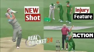 Real Cricket 24 Mega Update New Stadium / Camera Control / New Shot Injury Feature
