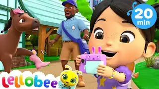 Johny Johny Yes Papa - Mailman Song Remix | Best Kids Tunes! - Lellobee Kids Sing and Dance