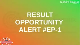 Result Alert #EP-1