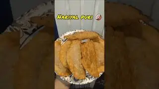 Crispy Sweet Nariyal Puri | 15-Minute Recipe for Any Festival ✨ #liriklagu