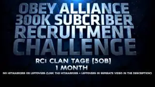 Obey 300k Recruitment Challenge + Editing Contest!