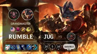 Rumble Jungle vs Graves - NA Grandmaster Patch 10.18