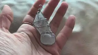 Unique sea glass keychain