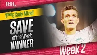 USL Save of the Week - Cody Mizell, Week 2 Winner