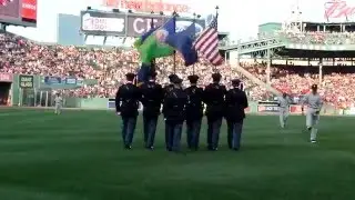 Augusta Maine Police Honor Guard at Fenway part 1