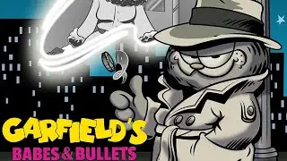 Garfield's Babes and Bullets 1989 Cartoon Short Film | Animation Review