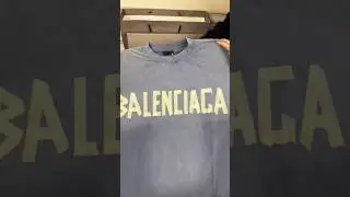 Balenciaga fashion T-shirt unboxing#fashionclothes #luxury #menswear #mensfashion #unboxing #tshirts