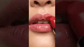 Beautiful model with beautiful lipstick