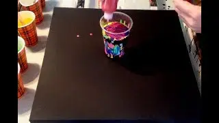 #22 Awesomeness in a cup. Acrylic pour painting