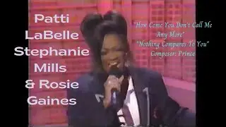 Patti LaBelle, Stephanie Mills & Rosie Gaines Singing,