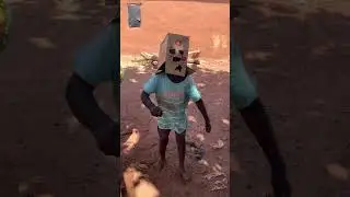 Hilarious Masked Kid Dances To Drums