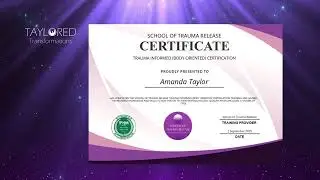 Trauma Informed (body orientated) Training - New Wellbeing Tools to my Kit