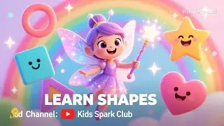 Shapes Learning  in English & Hindi | Circle, Square, Triangle Shapes