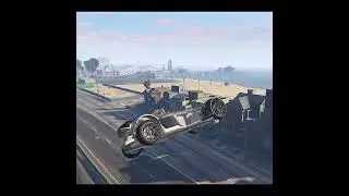 GTA 5 CAR CRASH LANDING 😱 #gta #gta5 #gta5cinematics #gtashorts