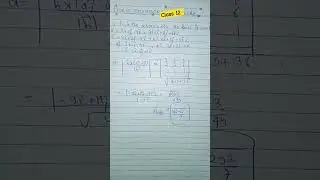 ● Three Dimensional geometry ● 《 Chapter 11 》 😍 Example 12 #trending
