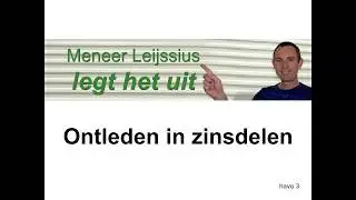 Ontleden in zinsdelen - 3-havo