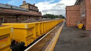 66707 & 66729 Carlisle to Heaton Lodge at Wakefield Kirkgate 3/9/25. 