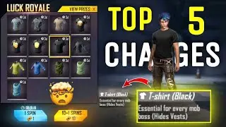 TOP 5 CHANGES AFTER UPDATE OB 28 | Garena Free Fire