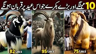 10 Most Expensive Qurbani Bakra in Pakistan | Biggest Bakra on Eid ul Adha 2025