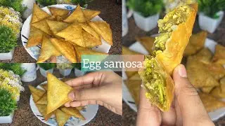 🔥Quick & easy Egg Samosa |Ramadan Special |Instant & Crispy |iftar Special |Egg snacks