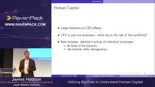 Utilizing Big Data To Understand Human Capital