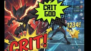 Crit god is in action guys 💪/pokemon unite 