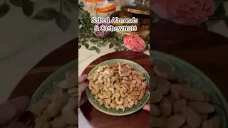 Salted salted cashews and salted almonds