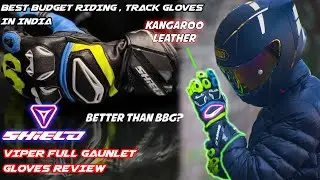 SHIELD VIPER KANGAROO EDITION BEST BIKE RIDING GLOVES |FULL GAUNLET GLOVES #ktm #shieldgears