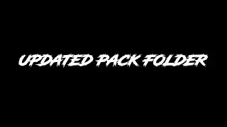 Updated Pack Folder (2021)