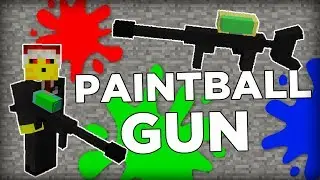 Paintball Gun in Minecraft!
